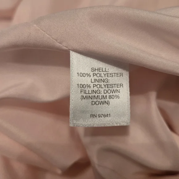 JJill Down-filled quilted pale pink puffer jacket Size Large - Picture 13 of 16